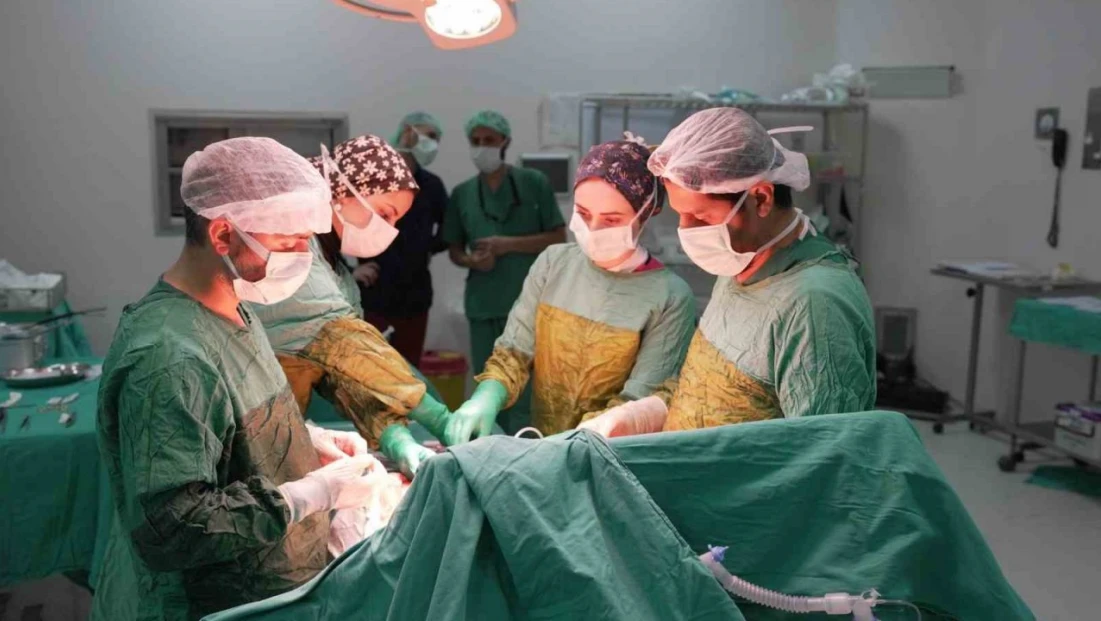 2 kilogramı aşan dev tümör başarıyla çıkarıldı