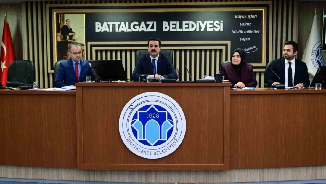 Battalgazi Belediye Meclisi 2026 yılı ilk toplantısını gerçekleştirdi