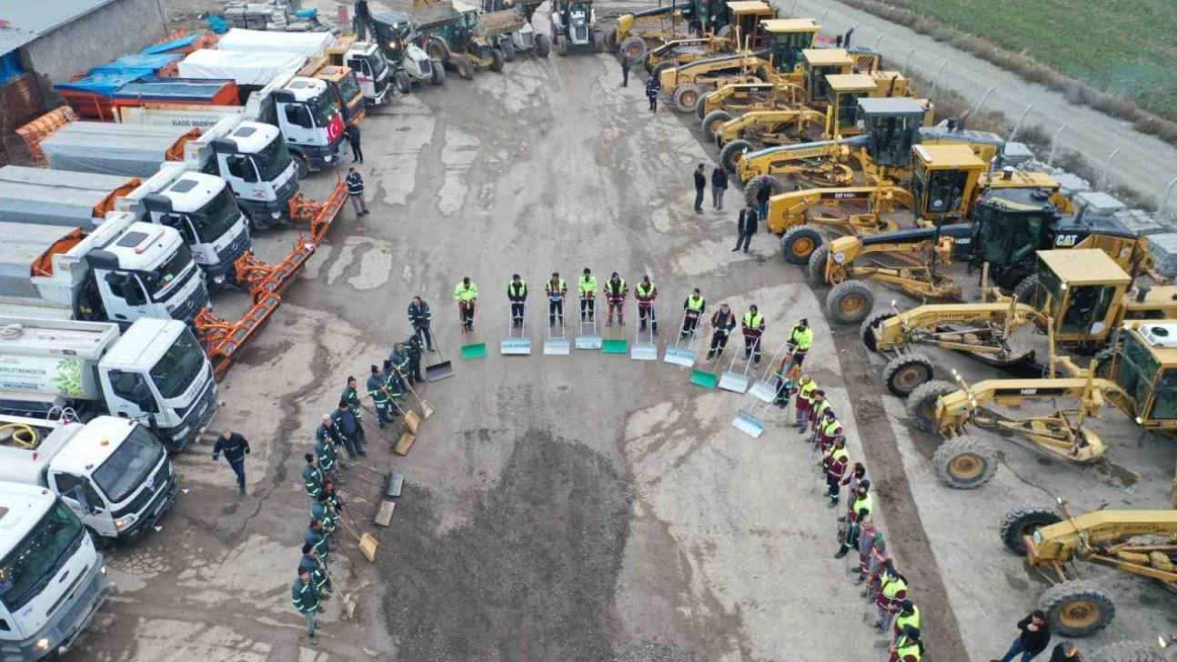 Elazığ Belediyesi karla mücadeleye hazır