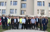 AK Parti heyeti, Doğanşehir'de deprem sonrası çalışmaları inceledi