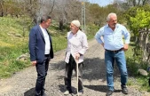 Başkan Ulutaş yol çalışmalarını inceledi