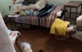 Darende'de  sağanak ve dolu su baskınlarına neden oldu