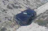 Darende'de araç yol kenarına devrildi: 1 yaralı