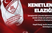 Elazığspor'dan bayrak kampanyasına davet
