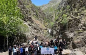 Karanlık Dere Kanyonu'nda doğa yürüyüşü düzenlendi