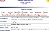 Meteorolojiden Elazığ'a 'kuvvetli yağış' uyarısı