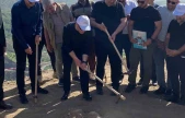 Vali Hatipoğlu, 3 bin yıllık tarihi Palu Kalesi için ilk kazmayı vurdu