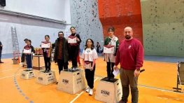 Malatya'da okul sporları tırmanış yarışmaları tamamlandı