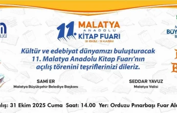 11. Malatya Anadolu Kitap ve Kültür Fuarı açılıyor