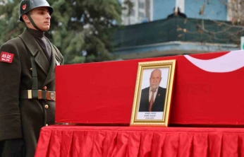 95 yaşındaki Kore gazisi düzenlenen törenle son yolculuğuna uğurlandı