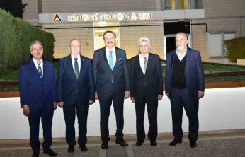 Başkan Dumandağ, TOBB Başkanı Hisarcıklıoğlu ile bir araya geldi