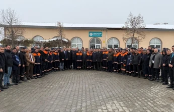 Başkan Geçit'ten sahada görev yapan personellere moral ziyareti