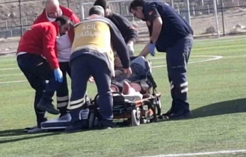 Beyin kanaması geçiren hastanın imdadına ambulans helikopter yetişti