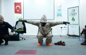 Elazığ'da  arama ve kurtarma eğitimleri sürüyor