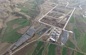 Elazığ'da 250 milyon liralık Cevizdere Besi OSB'de altyapı tamamlandı, bölge dron ile görüntülendi