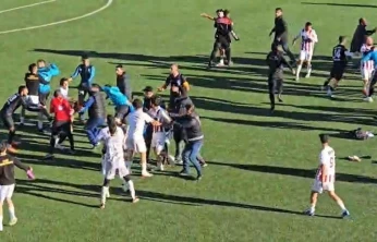 Elazığ'da amatör maçta kavga