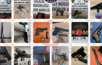 Elazığ'da aranan 95 şüpheli yakalandı