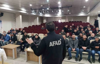 Elazığ'da çığ eğitimleri sürüyor