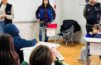 Elazığ'da çocuklara afet farkındalık eğitimi