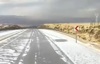 Elazığ'da dolu yağışı