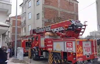 Elazığ'da ev yangını