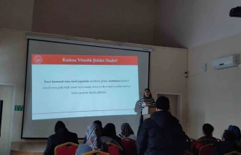 Elazığ'da kadına yönelik şiddetle mücadele eğitimi