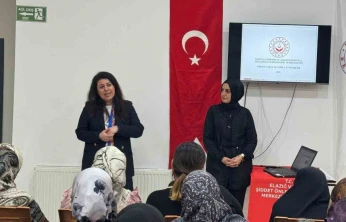 Elazığ'da kadına yönelik şiddetle mücadele eğitimi