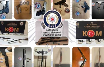 Elazığ'da kesinleşmiş hapis cezası bulunan 115 zanlı tutuklandı