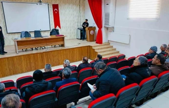 Elazığ'da muhtarlara çığ farkındalık eğitimi