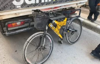 Elazığ'da pikaba çarpan bisikletli yaralandı