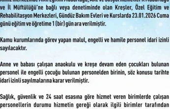 Elazığ'da rehabilitasyon ve bakımevi kurslarına kar tatili