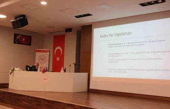 Elazığ'da sağlık personeline kuduz riskli temas ve aşı profilaksisi eğitimi