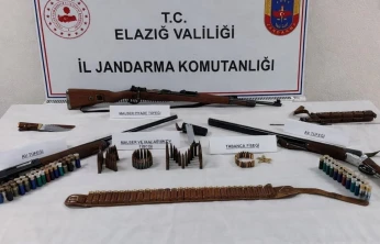 Elazığ'da silah operasyonu