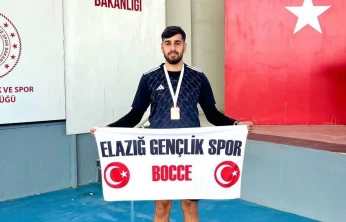 Elazığlı sporcu Türkiye 3'üncüsü oldu
