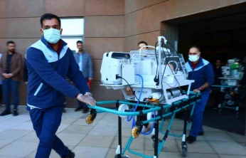 Fethi Sekin Şehir Hastanesi'nde deprem ve yangın tatbikatı