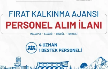 Fırat Kalkınma Ajansı personel alımı yapacak