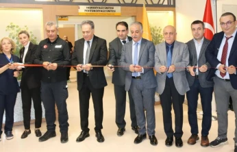 Kapasitesi büyütülen TÖTM hemodiyaliz ünitesi yeni yerinde hizmete açıldı