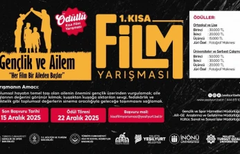 Malatya'da 1. Kısa Film Festivali'nde son başvuru 15 Aralık