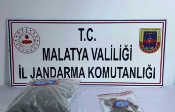 Malatya'da 3 kilo 348 gram kubar esrar ele geçirildi