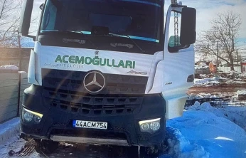 Malatya'da beton mikserinin çarptığı yaya yaralandı