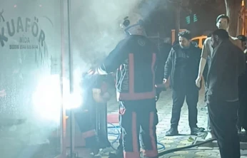 Malatya'da iş yerinde korkutan yangın