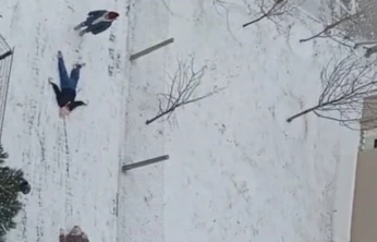 Malatya'da kar tatili çocukları sevindirdi