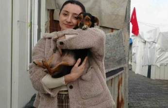 Malatya'da konteyner kentin Boncuk'u milyonların sevgilisi oldu