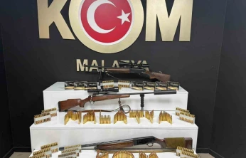 Malatya'da ruhsatsız silah operasyonu: 2 gözaltı