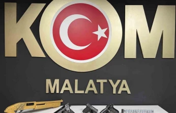 Malatya'da ruhsatsız silah operasyonu: 1 gözaltı