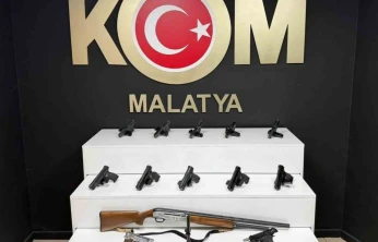 Malatya'da ruhsatsız silah operasyonu