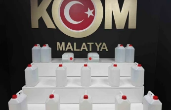 Malatya'da sahte alkol operasyonu