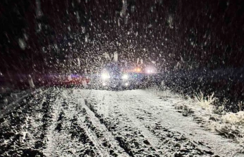 Malatya kırsalında kar yağışı etkili oluyor