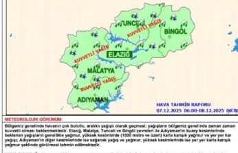 Meteorolojiden kuvvetli yağış uyarısı