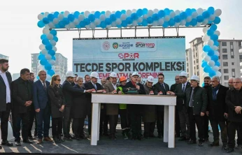 Tecde Spor Kompleksi'nin temeli atıldı